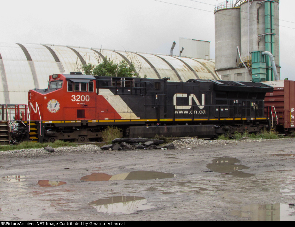 CN 3200 Trailing NB Train